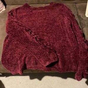 Maroon soft sweater